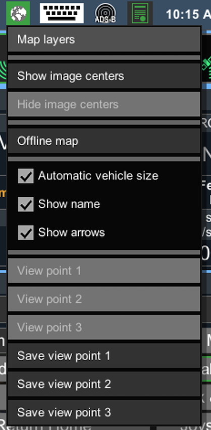 Accessing Map layers in UgCS to upload map or elevation data 